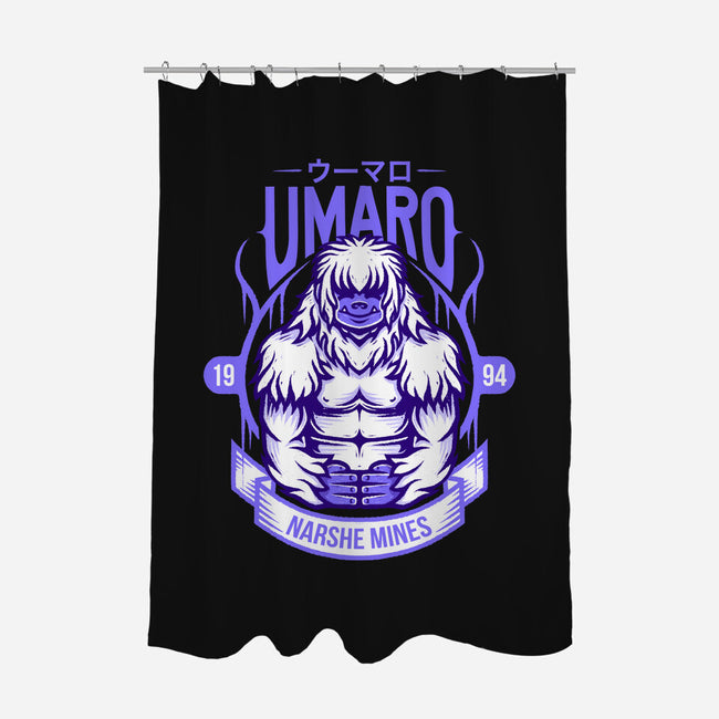 Umaro-None-Polyester-Shower Curtain-Alundrart
