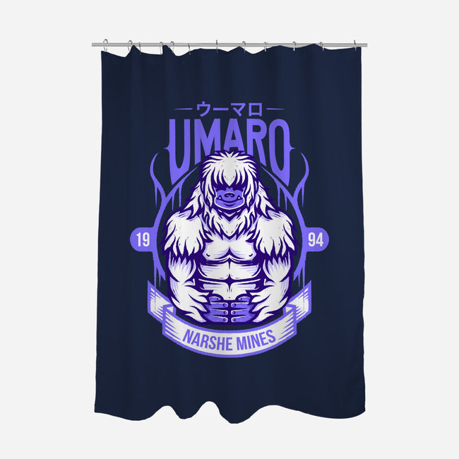 Umaro-None-Polyester-Shower Curtain-Alundrart