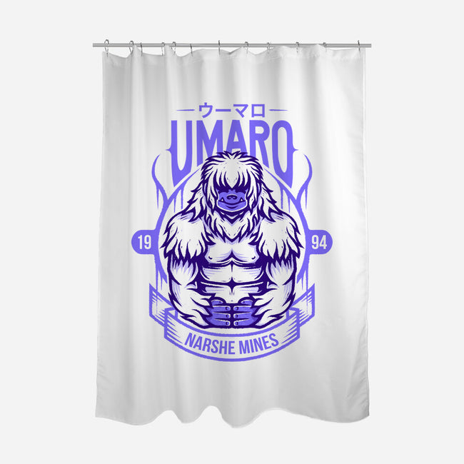 Umaro-None-Polyester-Shower Curtain-Alundrart