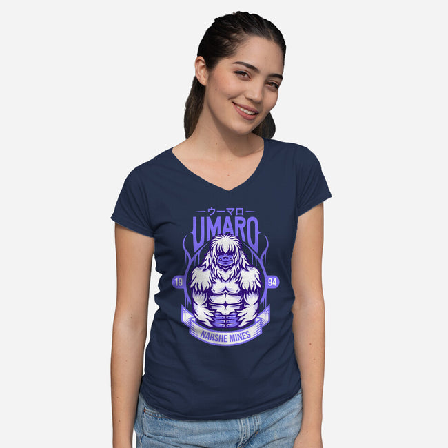 Umaro-Womens-V-Neck-Tee-Alundrart