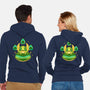Frinos And The Shades-Unisex-Zip-Up-Sweatshirt-Alundrart