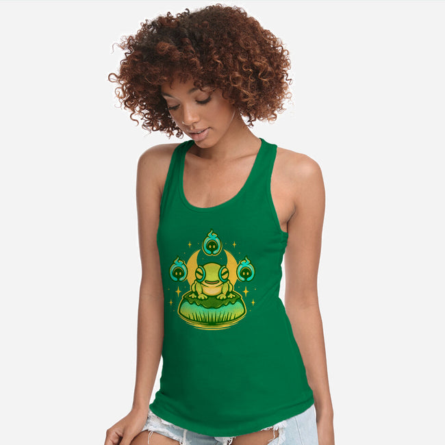 Frinos And The Shades-Womens-Racerback-Tank-Alundrart