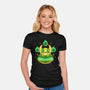 Frinos And The Shades-Womens-Fitted-Tee-Alundrart