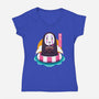 Dark Spirit Summer-Womens-V-Neck-Tee-Alundrart