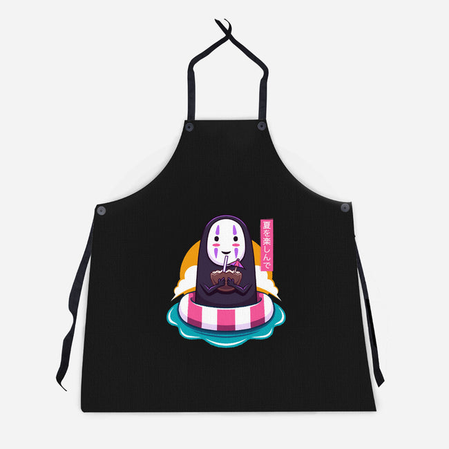 Dark Spirit Summer-Unisex-Kitchen-Apron-Alundrart