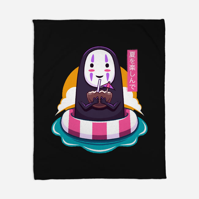 Dark Spirit Summer-None-Fleece-Blanket-Alundrart