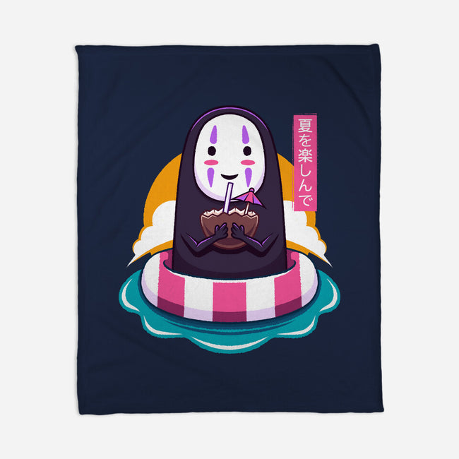 Dark Spirit Summer-None-Fleece-Blanket-Alundrart