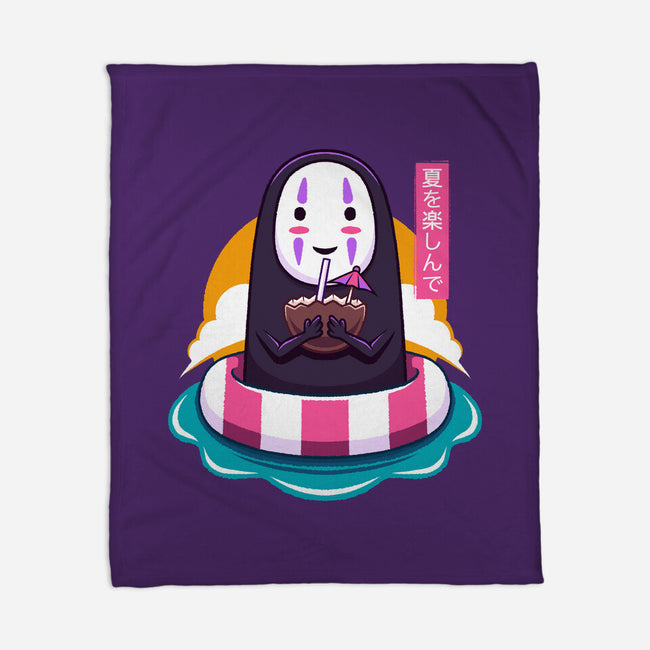 Dark Spirit Summer-None-Fleece-Blanket-Alundrart