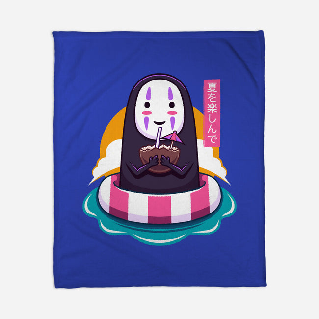 Dark Spirit Summer-None-Fleece-Blanket-Alundrart