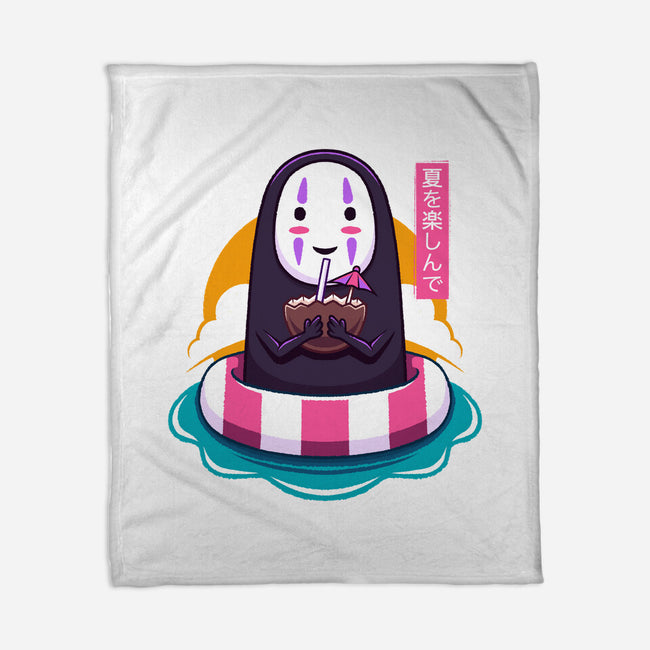 Dark Spirit Summer-None-Fleece-Blanket-Alundrart