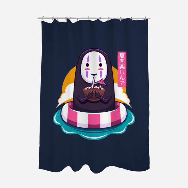 Dark Spirit Summer-None-Polyester-Shower Curtain-Alundrart