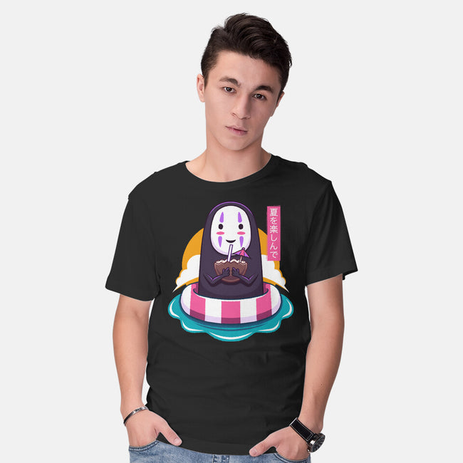 Dark Spirit Summer-Mens-Basic-Tee-Alundrart