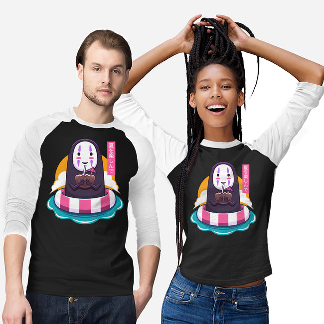 Dark Spirit Summer-Unisex-Baseball-Tee-Alundrart