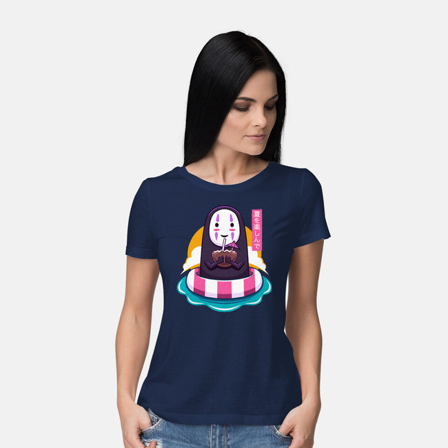 Dark Spirit Summer-Womens-Basic-Tee-Alundrart