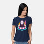 Dark Spirit Summer-Womens-Basic-Tee-Alundrart