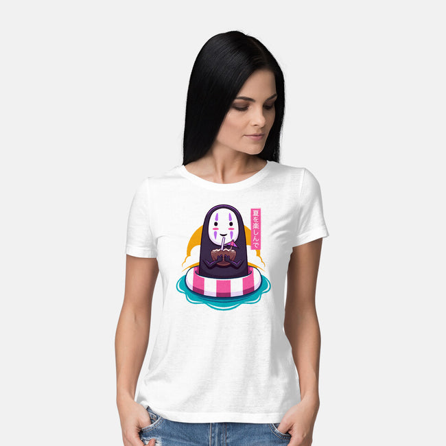 Dark Spirit Summer-Womens-Basic-Tee-Alundrart