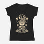 Rudy Palico-Womens-V-Neck-Tee-Alundrart