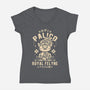 Rudy Palico-Womens-V-Neck-Tee-Alundrart