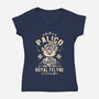 Rudy Palico-Womens-V-Neck-Tee-Alundrart