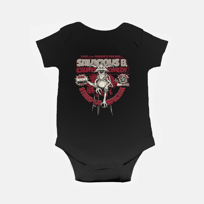 Crumb Comedy-Baby-Basic-Onesie-Wheels