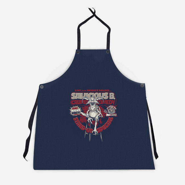 Crumb Comedy-Unisex-Kitchen-Apron-Wheels