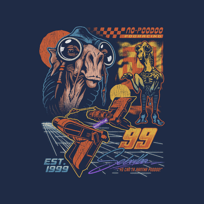 No Poodoo Podracing-Womens-Fitted-Tee-Wheels