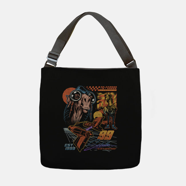 No Poodoo Podracing-None-Adjustable Tote-Bag-Wheels
