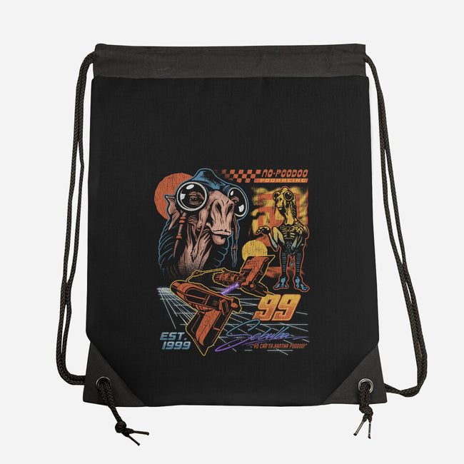 No Poodoo Podracing-None-Drawstring-Bag-Wheels