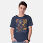 No Poodoo Podracing-Mens-Basic-Tee-Wheels