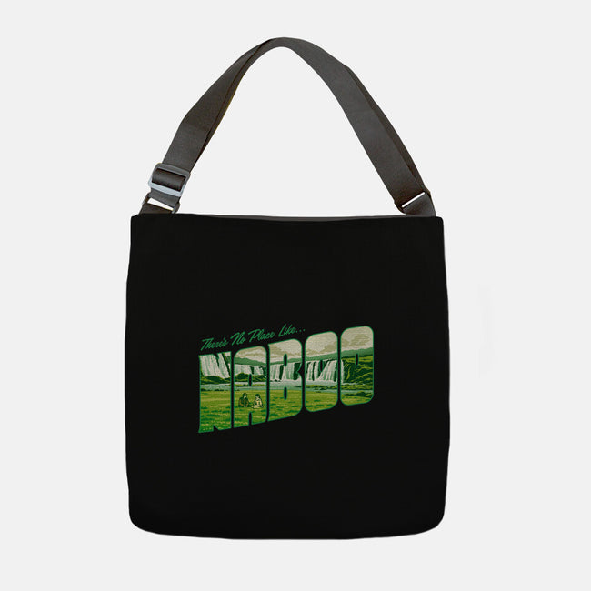 No Place Like Naboo-None-Adjustable Tote-Bag-Wheels
