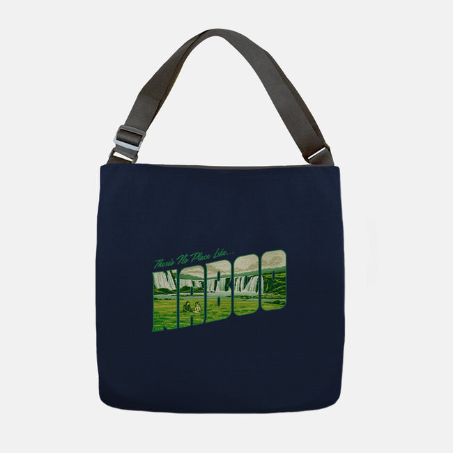 No Place Like Naboo-None-Adjustable Tote-Bag-Wheels