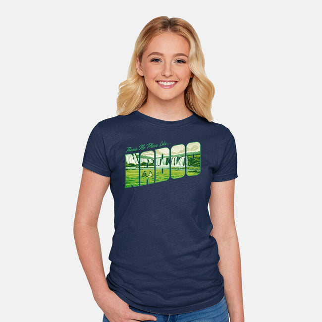 No Place Like Naboo-Womens-Fitted-Tee-Wheels