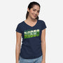 No Place Like Naboo-Womens-V-Neck-Tee-Wheels