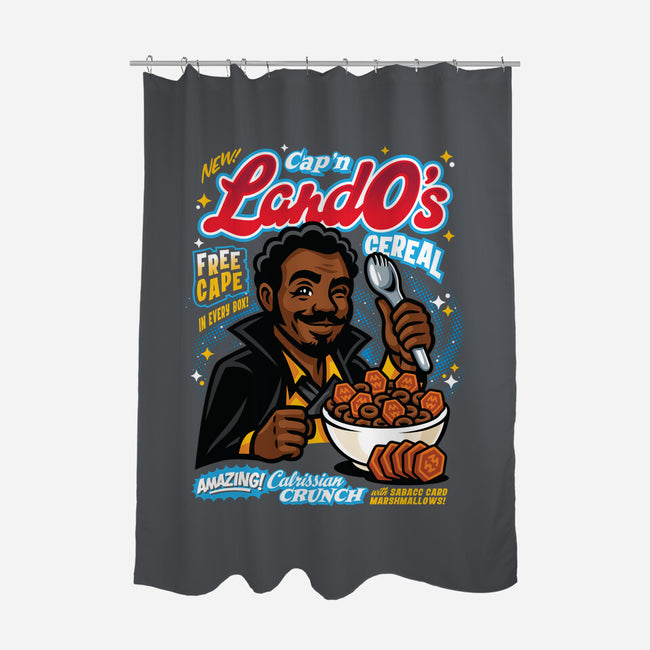 Cap'n LandO's-None-Polyester-Shower Curtain-Wheels
