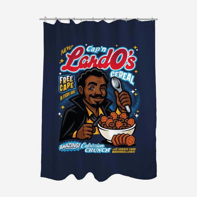 Cap'n LandO's-None-Polyester-Shower Curtain-Wheels