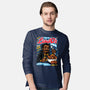 Cap'n LandO's-Mens-Long Sleeved-Tee-Wheels