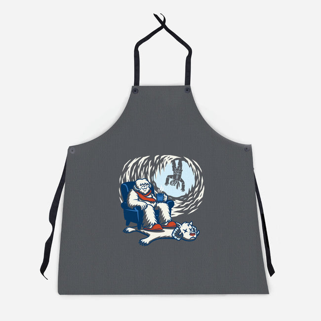 Cozy Cave-Unisex-Kitchen-Apron-Wheels