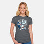 Cozy Cave-Womens-Fitted-Tee-Wheels