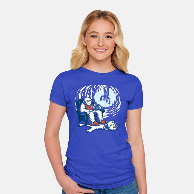 Cozy Cave-Womens-Fitted-Tee-Wheels