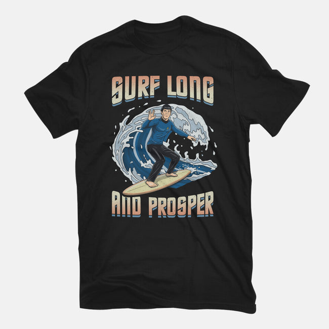 Surf Long And Prosper-Youth-Basic-Tee-NMdesign