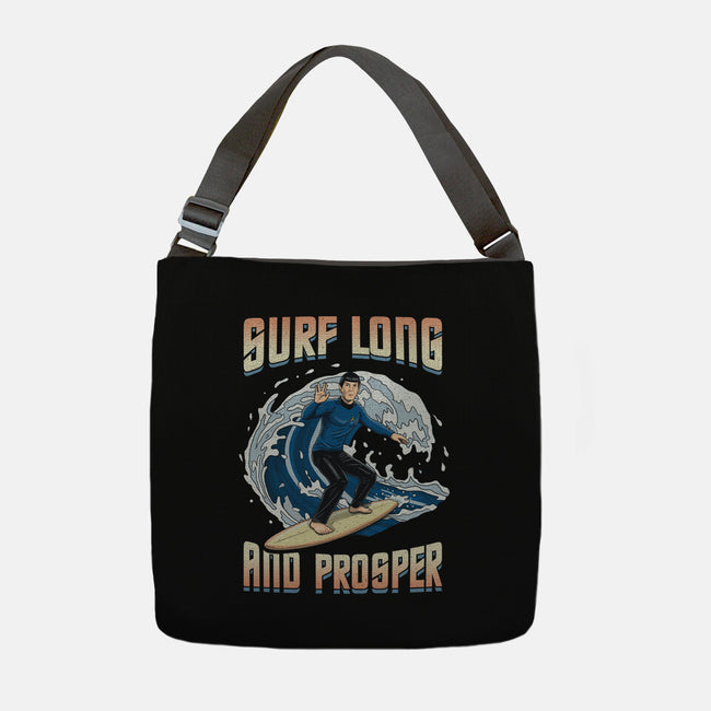 Surf Long And Prosper-None-Adjustable Tote-Bag-NMdesign