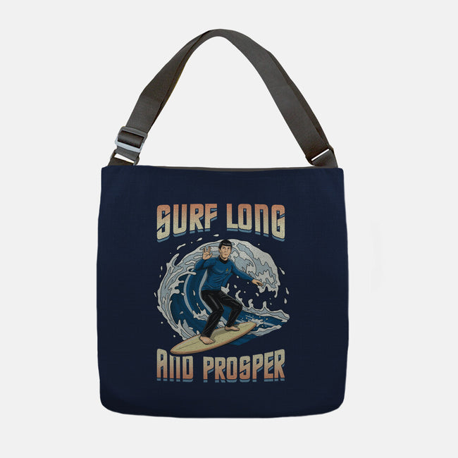 Surf Long And Prosper-None-Adjustable Tote-Bag-NMdesign