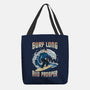 Surf Long And Prosper-None-Basic Tote-Bag-NMdesign