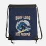 Surf Long And Prosper-None-Drawstring-Bag-NMdesign