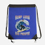 Surf Long And Prosper-None-Drawstring-Bag-NMdesign
