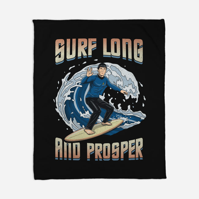 Surf Long And Prosper-None-Fleece-Blanket-NMdesign