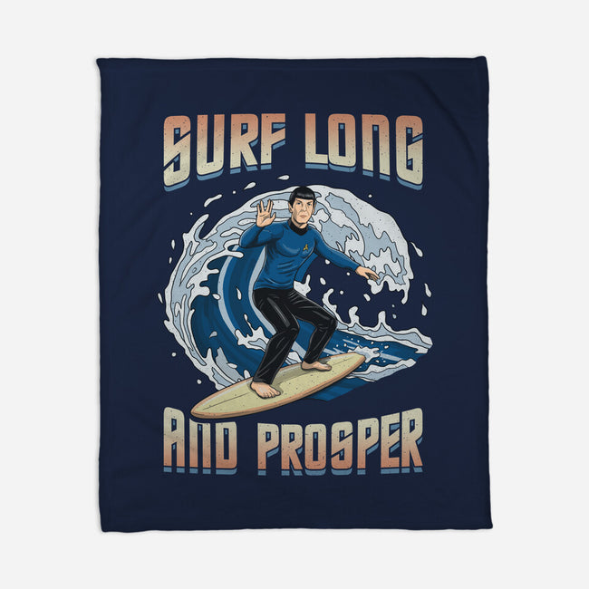 Surf Long And Prosper-None-Fleece-Blanket-NMdesign