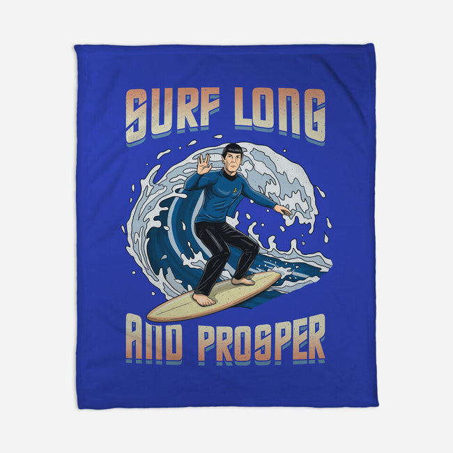 Surf Long And Prosper-None-Fleece-Blanket-NMdesign