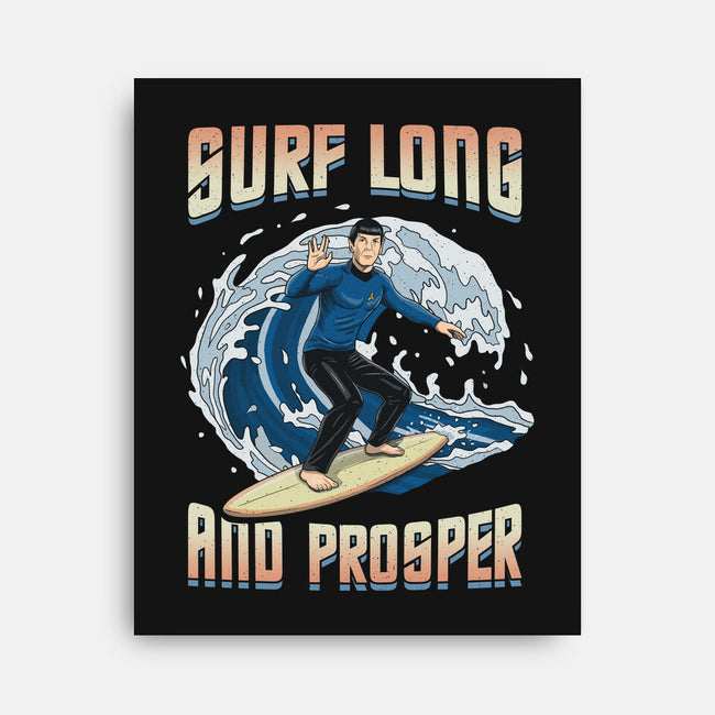 Surf Long And Prosper-None-Stretched-Canvas-NMdesign
