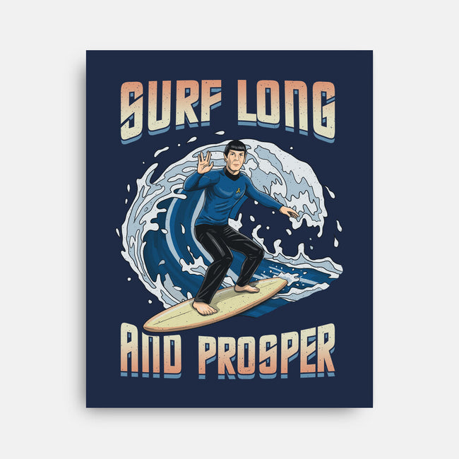 Surf Long And Prosper-None-Stretched-Canvas-NMdesign
